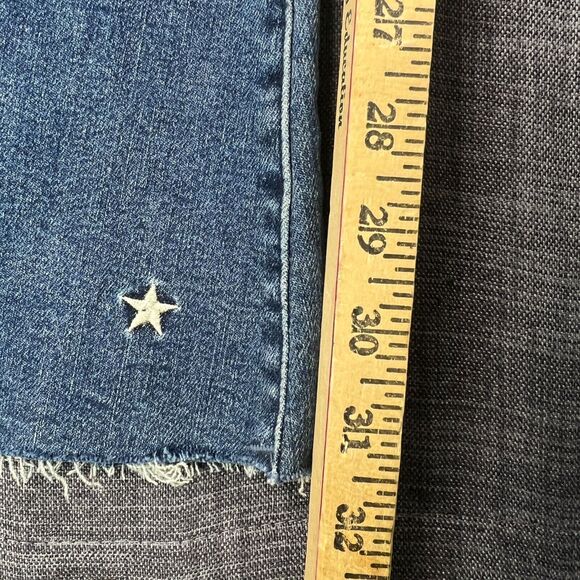NWT Judy Blue Star Embroidered High Rise Trouser Flare Jeans Sz 1 Waist 25 - Picture 5 of 12